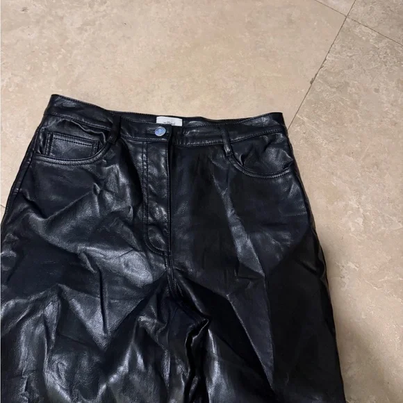 Wilfred Aritzia Faux Leather The Melina Super High-rise Pant - Picture 6 of 8